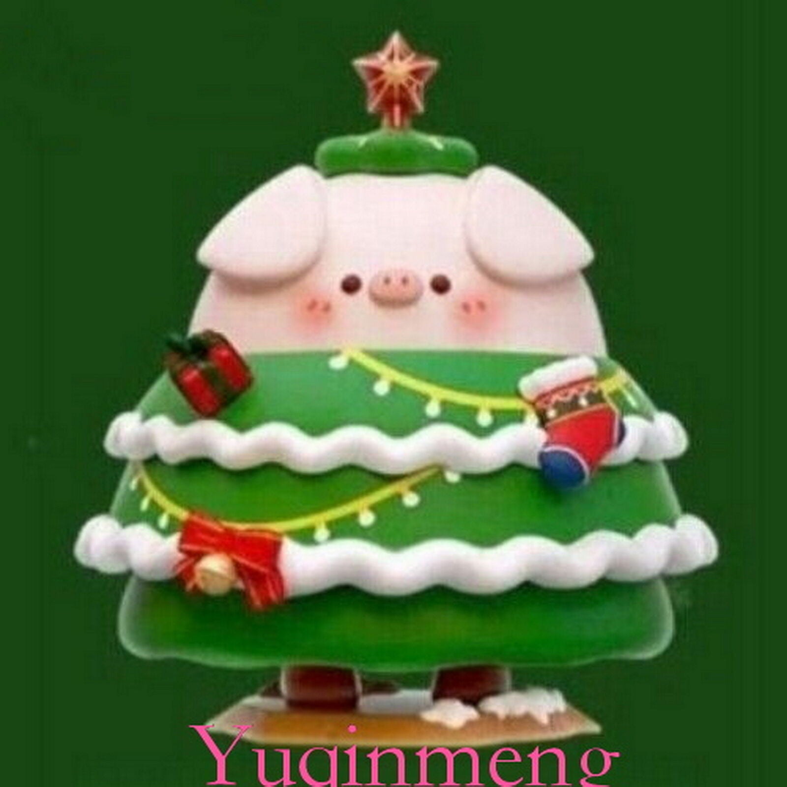 Piko Pig Christmas Snowy Night Invitation Series Confirmed Blind Box Figure HOT¡ê?