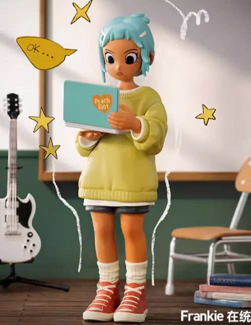 POP MART Peach Riot Rise Up 系列盲盒确认人偶玩具设计师礼物-