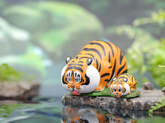 52TOYS Panghu Fat Tiger with Baby Happy Moment Series 1 Confirmed Blind Box Toy