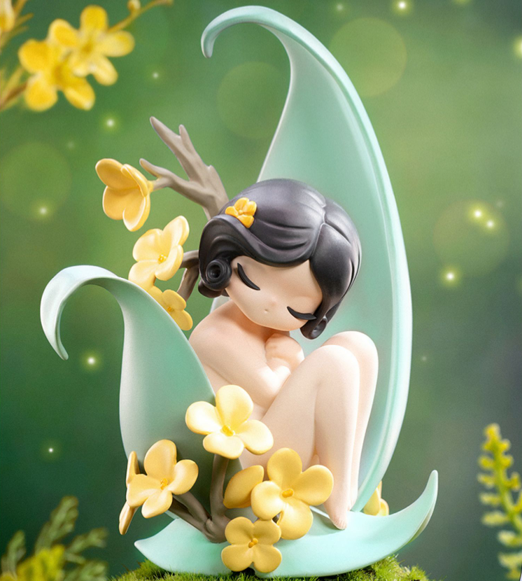 52toys Sleep Flower Elves Series Fairy Girl Blind Box Confirmed Figure