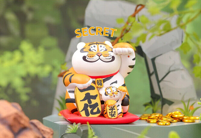 52TOYS Panghu Fat Tiger with Baby Happy Moment Series 1 Confirmed Blind Box Toy
