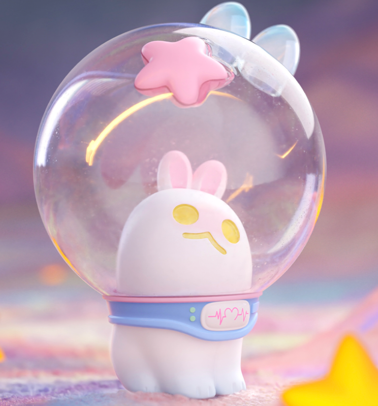 F.UN ShinWoo The Lonely Moon Space Ghost Bunny Series Blind Box Confirmed Figure