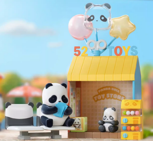 52TOYS Panda Roll Shopping Street Series Blind Box Confirmed Figure Toys Gifts ???¡§?o?