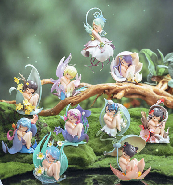52toys Sleep Flower Elves Series Fairy Girl Blind Box Confirmed Figure
