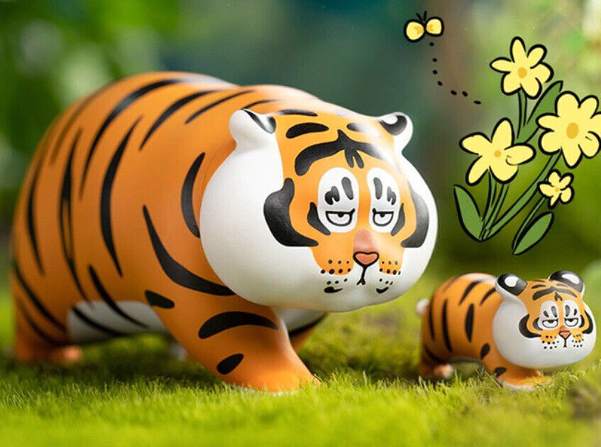 52TOYS Panghu Fat Tiger with Baby Happy Moment Series 2 Confirmed Blind Box Toy