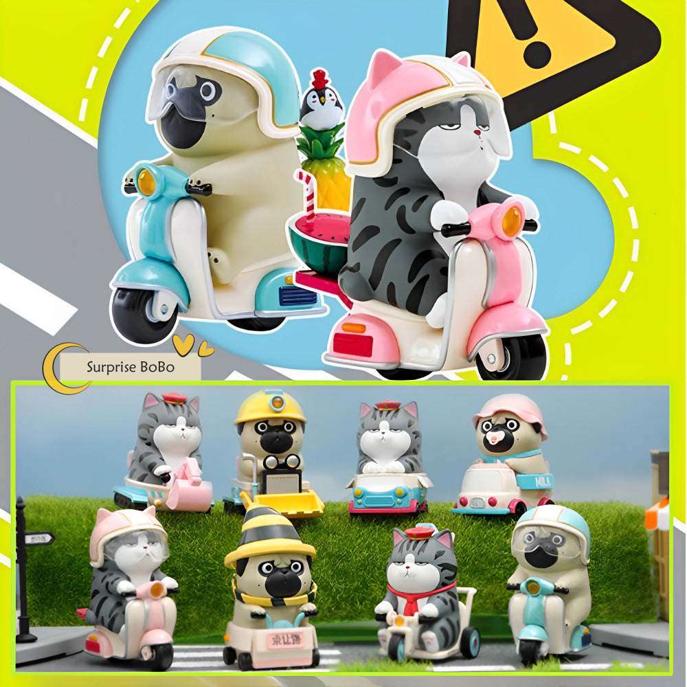 52TOYS WUHUANG&BAZHAHEI Novice Driving Serie Blind Box Confirmed Figure