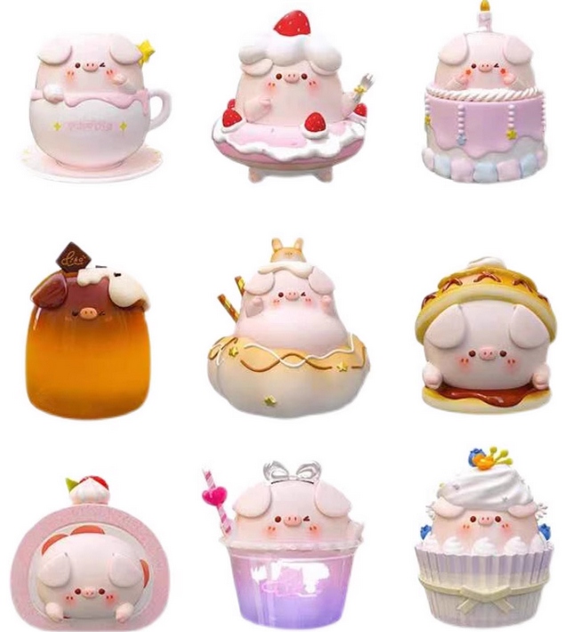 AirToys PikoPig Dessert Series Confirmed Blind Box Figure Toys Art Gifts HOT???¡§?o?