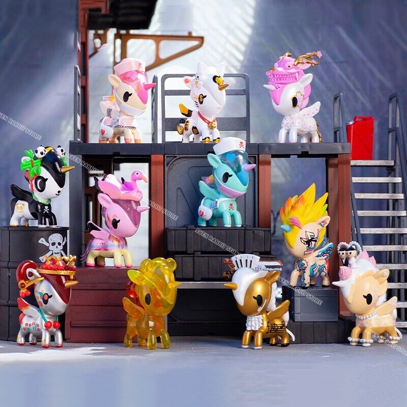 tokidoki Unicorn Family X Series Blind Box Mystery Figures Action Toys Gift