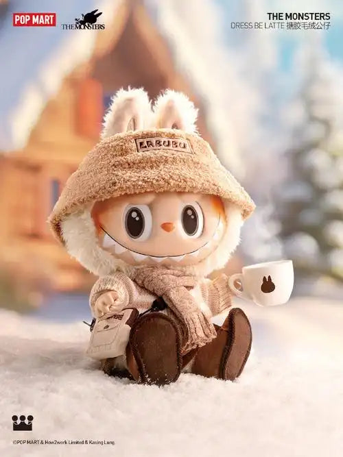 (Azi)THE  MONSTERS -DRESS BE LATTE LABUBU-LARGE DOLL-Preorder